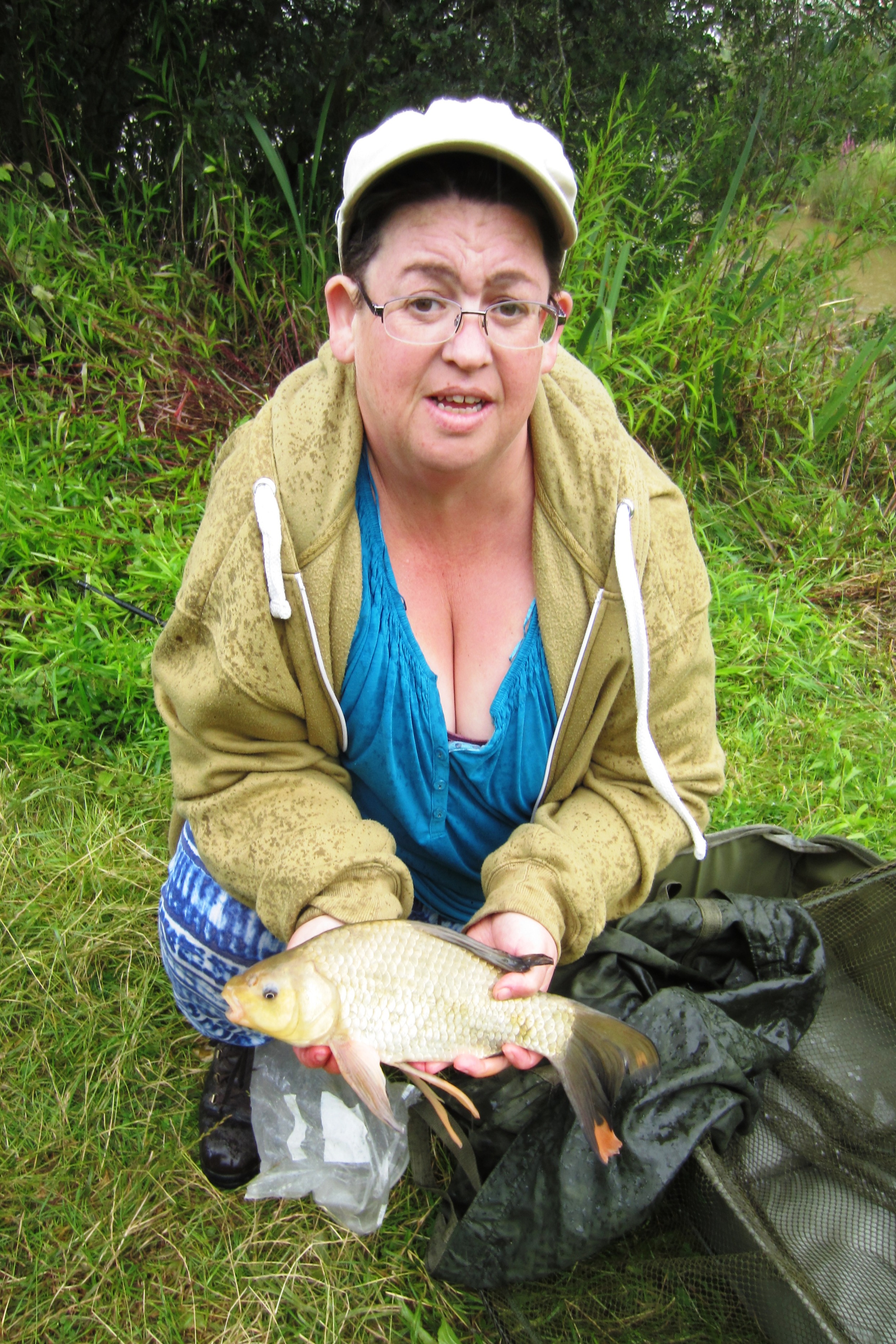 2019-08-19 Liz - 1lb 8oz Fantail Goldfish